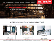 Tablet Screenshot of intersem.de